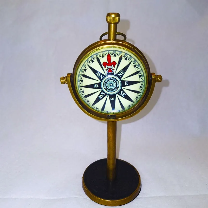 Bronze clock with retro design