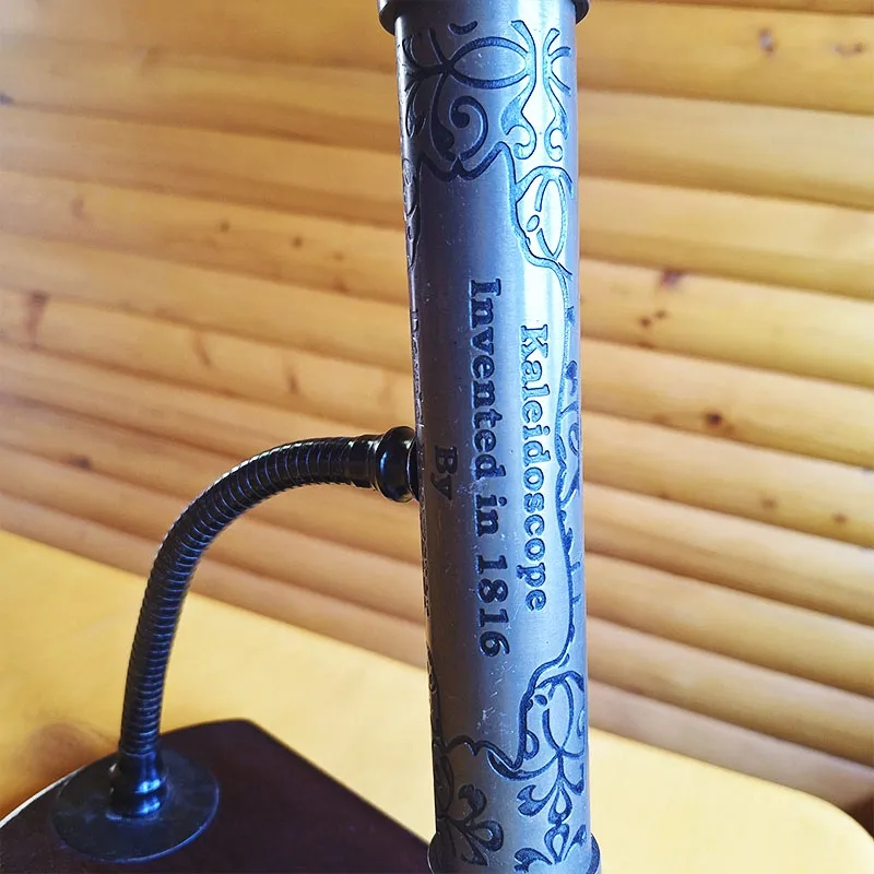 Bronze kaleidoscope with retro design