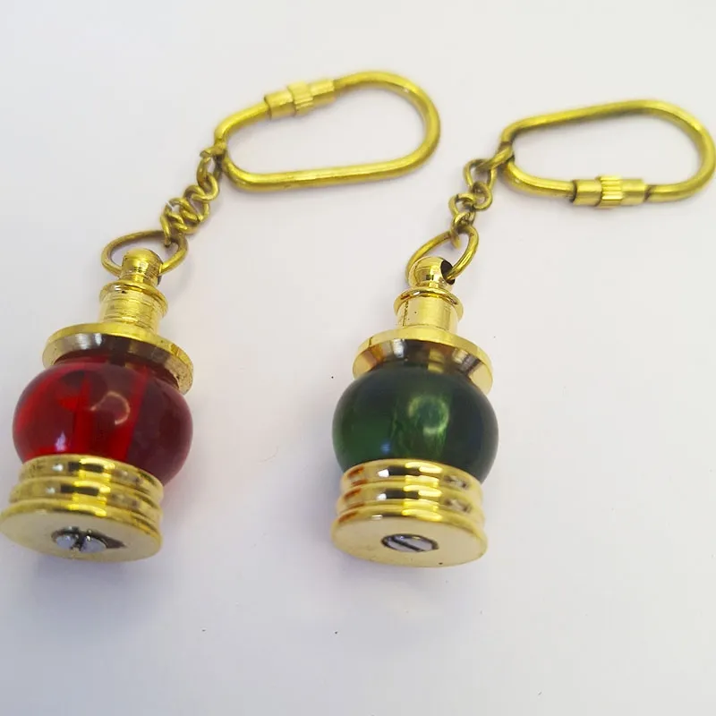 Bronze key ring with bronze lantern