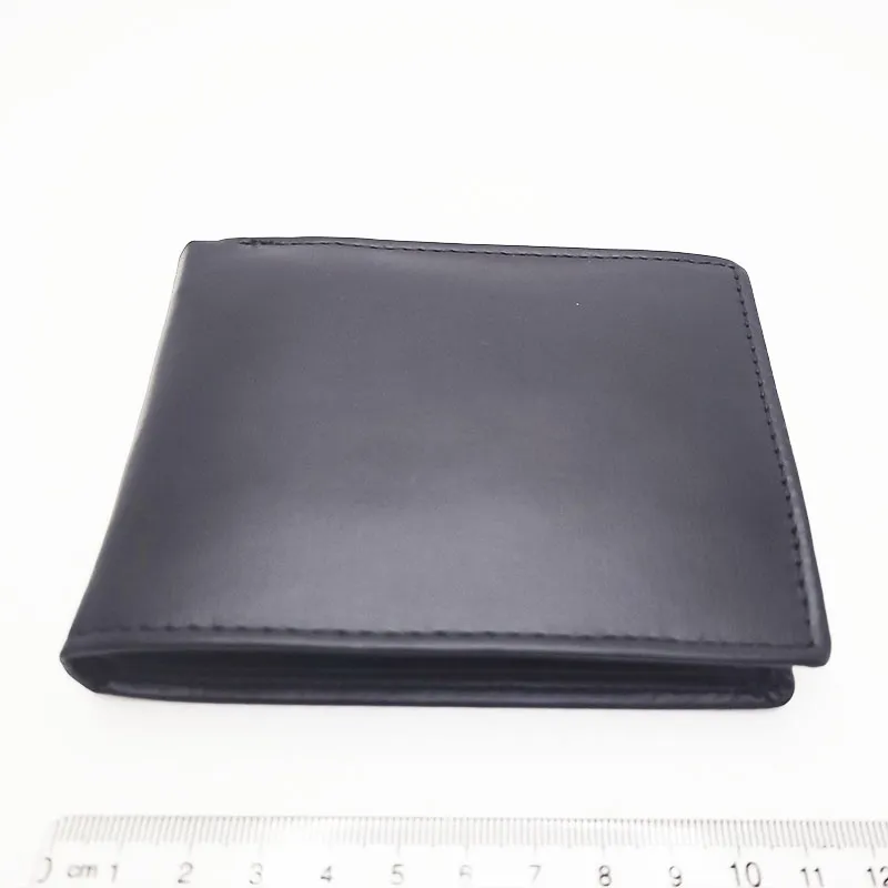 Genuine Leather Wallet for Men – Slim Bifold Wallet with Coin Pocket, Handmade Calf Leather Wallet, Classic Minimalist Design. Мodel 1