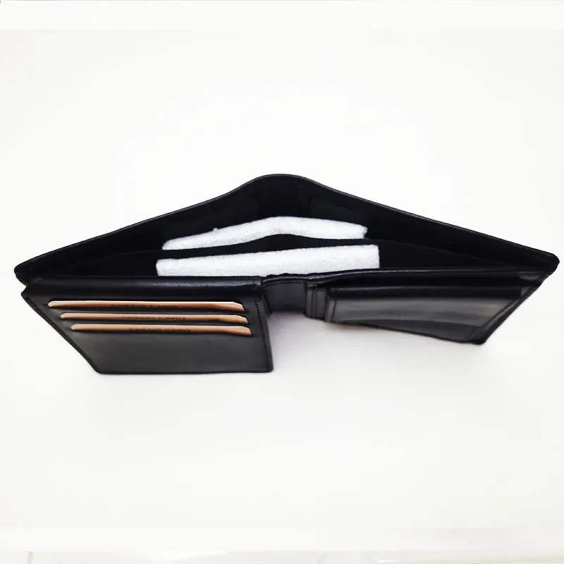 Genuine Leather Wallet for Men – Slim Bifold Wallet with Coin Pocket, Handmade Calf Leather Wallet, Classic Minimalist Design. Model 10