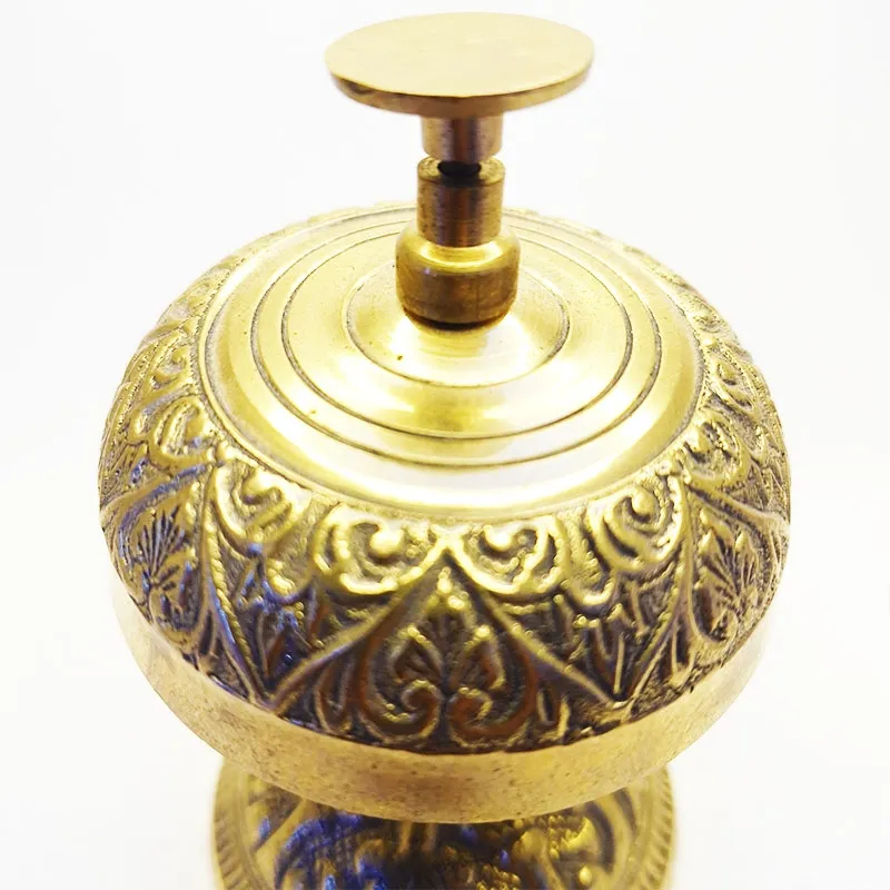 Bronze table bell with retro design